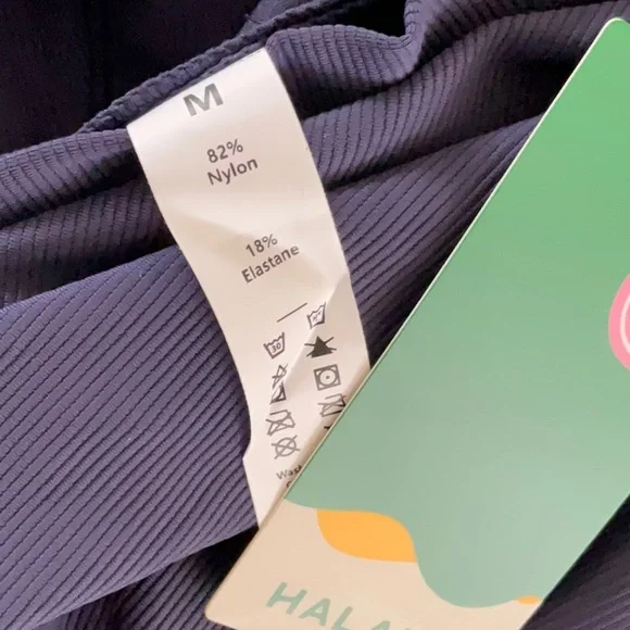 Halara Patitoff Flow Pet Hair Resistant Full Zip Cropped Jacket Inkling Blue L - Picture 4 of 5